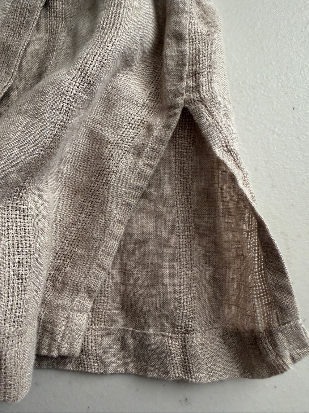 🤎💛🌾GAP Oatmeal Linen Shirt Blouse NWT - Picture 4 of 5